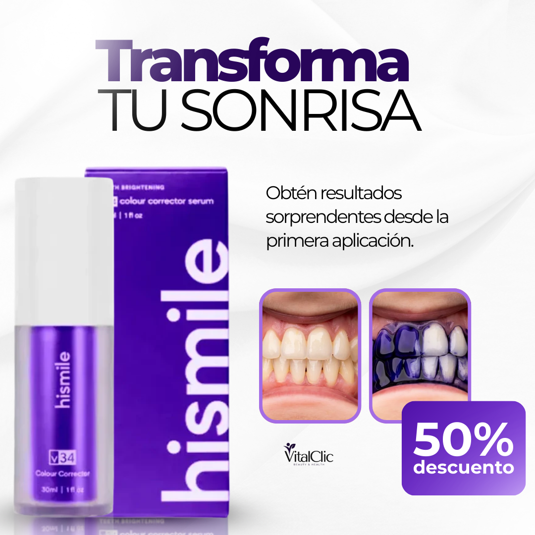 HISMILE® - Blanqueador Dental Premium - LUCE UNA SONRISA BRILLANTE 😍50% DE DESCUENTO😍