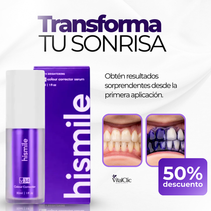HISMILE® - Blanqueador Dental Premium - LUCE UNA SONRISA BRILLANTE 😍50% DE DESCUENTO😍