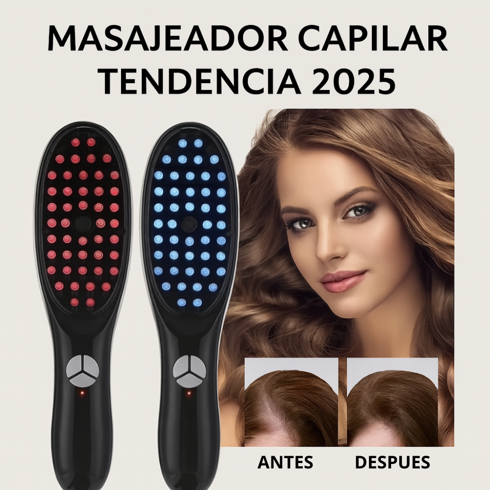 Masajeador Capilar - COMBATE LA CAIDA DEL CABELLO 😍OFERTA EXCLUSIVA😍