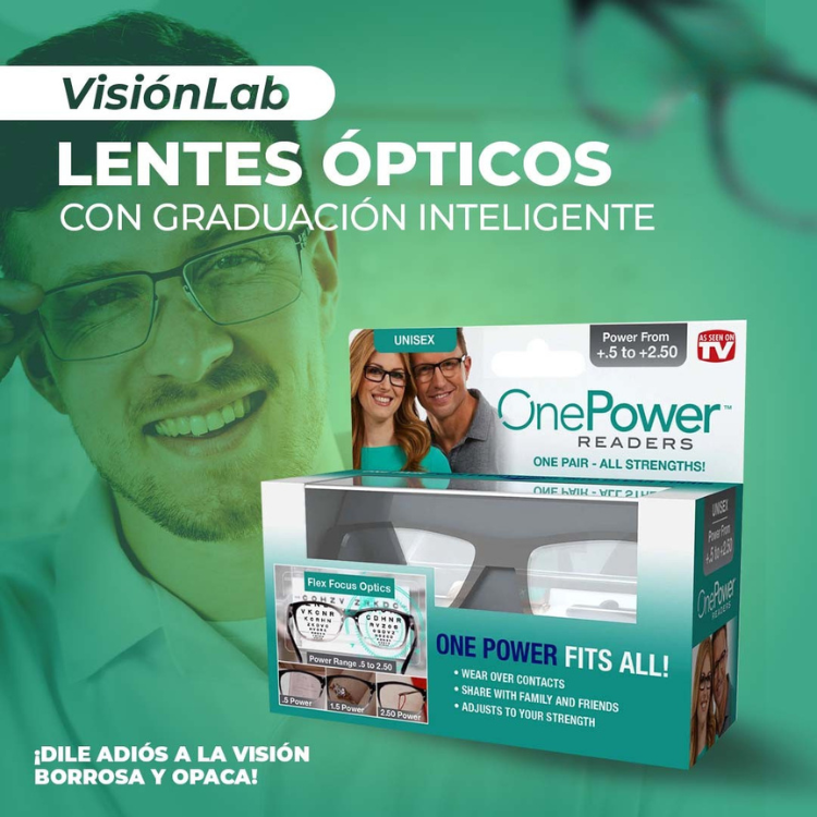VisiónLab™ - Lentes Ópticos con Graduación Inteligente 😍OFERTA EXCLUSIVA😍